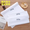 All-cotton hotel room bathroom anti-slip floor mat, pure cotton floor mat, white absorbent, thickened, 50*80 details Picture